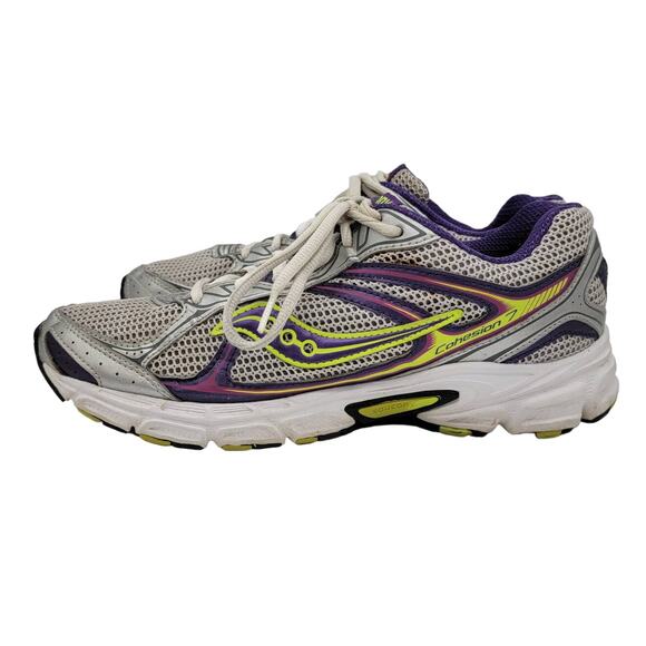4/$20 Saucony Grid Cohesion Running Shoes 15181-4 Purple - Size 10 - Picture 2 of 8
